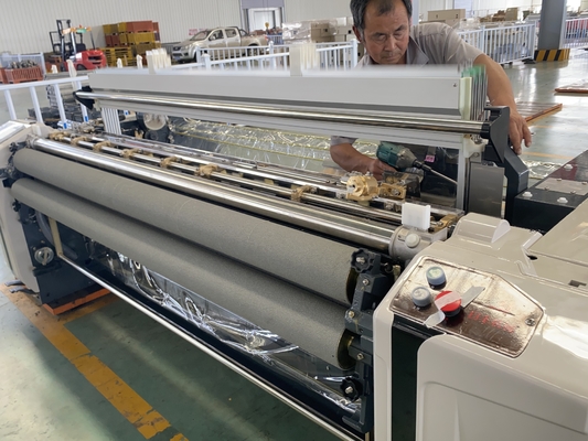 Double Nozzle Electronic Dobby Loom 210cm Mechanical Water Jet Loom Weaving Machine